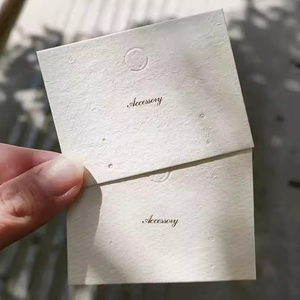 Logotipo personalizado de lujo de <span class=keywords><strong>papel</strong></span> <span class=keywords><strong>mate</strong></span> Logotipo de impresión en relieve deboss negocios tarjetas de agradecimiento postal - Product Image 3