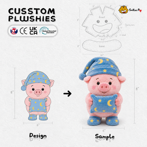 Fabricant <span class=keywords><strong>de</strong></span> peluches personnalisées hautement réalistes en forme <span class=keywords><strong>de</strong></span> cochon, jouets en peluche super doux et personnalisés, peluches d'anime pour enfants - Product Image 1