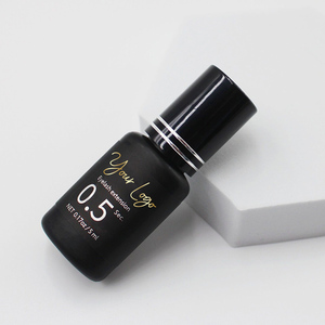 Keo nối mi giả nhãn hiệu riêng 0.5 giây khô nhanh, chống thấm nước, chất lượng tốt nhất, màu trong suốt và đen, keo nối mi UV, bán buôn - Product Image 1