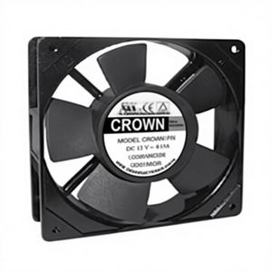 พัดลมแกน DC รุ่น Crown 12038 ChargerT2 พร้อมลูกปืนและใบพัดพลาสติก ใช้พลังงานไฟฟ้า-OEM/ODM ปรับแต่งได้ - Product Image 1