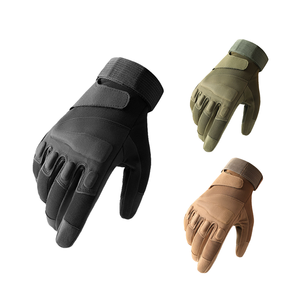 坚固的聚酯战术手套EVA指关节垫可调防滑手掌运动自行车户外健身CS训练 - Product Image 5