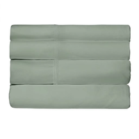 Ensemble de housse de couette simple en tissu tissé écologique, 100% fibre de bambou, 3 pièces, 300TC, rafraîchissant