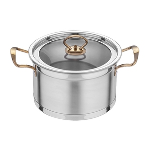 Nhà Máy Bán buôn súp Nồi thép không gỉ cổ nồi súp nồi cho nhà hàng khách sạn với nắp không dính Cookware Set - Product Image 1
