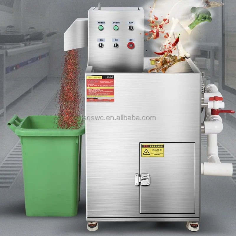 Resíduos alimentares reciclagem máquina descarte de lixo triturador comercial resíduos alimentares
