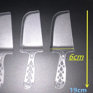 Cake Knife <b>Plastic</b> Rectangle Shape Cake Cutter <b>Kitchen</b> Tool For Birthday Fruit Spatula 20 Pieces Per Bundle - Product Image 2