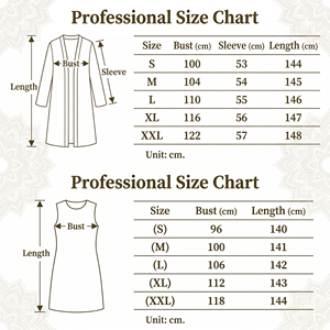 ชุดอาบายะแบบเปิดด้านหน้าสองชิ้นสำหรับผู้หญิง พร้อมงานปักเลื่อมจากผู้ผลิต - Product Image 4