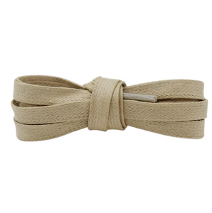 Cordones Planos Encerados Personalizados Coolstring de 8 mm, Impermeables, Color Gris Caqui, con Puntas de Plástico para Patines de Hielo, <span class=keywords><strong>Hockey</strong></span> y Zapatos de Cuero, Par - Product Image 3