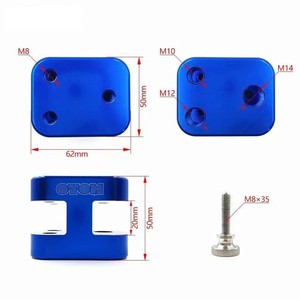 Modified Spark Plug <b>Gap</b> Kit Aluminum Adjustment Tool With Feeler Gauge For Cars And Motorcycles - Product Image 4