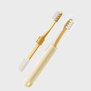 Cepillo de dientes multifuncional para mascotas, cepillo de dientes de silicona para perros, juego de pasta de dientes para gatos, elimina el mal aliento, se puede usar en ambos lados - Product Image 2