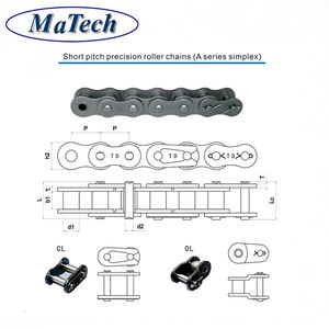 Chaînes de convoyeur Chaînes à rouleaux avec plaques latérales droites pour ouvre-portes de <span class=keywords><strong>garage</strong></span> motorisés - Product Image 4
