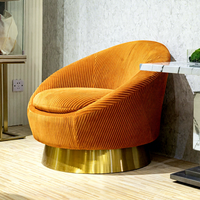 QIANCHENG chaise inclinable de bureau à dossier bas Offre Spéciale tissu imperméable hôtel salon salon en métal chaise de canapé inclinable simple