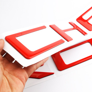 Lettres 3D en relief pour <span class=keywords><strong>voiture</strong></span>, autocollants adhésifs en ABS pour Silverado 1500 2500 HD 2019-2024, emblèmes autocollants, garantie 1 an - Product Image 4