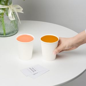 Gobelets en papier jetables 8/10/12/16/20 oz, gobelets en papier à paroi simple pour boissons chaudes/froides - Product Image 4