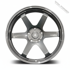 ล้อแม็ก <span class=keywords><strong>TE37</strong></span> ฟอร์จ สีเทา Gunmetal 6 ก้าน ขอบลึก 18 19 20 21 นิ้ว น้ำหนักเบา ดีไซน์สปอร์ตสำหรับรถแข่ง 5x114.3 5x120 สำหรับ F90 M4 - Product Image 2