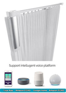 Rail de rideau extensible avec moteur de rideau Accessoires Rideau électrique - Product Image 4