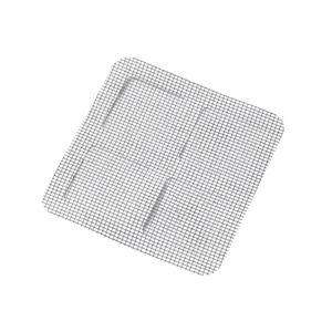Autocollant de protection de drain jetable 10x10cm, filtre à cheveux en maille carrée pour égout de salle de bain, filtre à liquides - Product Image 1