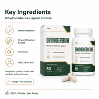 Capsules de dihydroberbérine pour le bien-être métabolique quotidien, l'utilisation énergétique et la routine nutritionnelle avec cannelle – Fournisseur en marque blanche