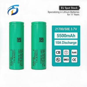 Batterie agli <span class=keywords><strong>ioni</strong></span> <span class=keywords><strong>di</strong></span> <span class=keywords><strong>litio</strong></span> originali SAM 21700 5800mAh 5000mAh 4800mAh 4000mAh 3.7V Ricaricabili 40T 50S 50E 50G 48X 58E - Product Image 1