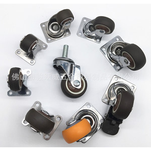 Ruedas para Muebles de 1.5 Pulgadas, Rueda Rígida de TPR con Rodamientos de Bolas para Cajones y Armarios, Uso Silencioso - Product Image 5