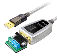 DTech USB a RS422 RS485 Cable Adaptador convertidor de puerto serie con chip FTDI compatible con Windows 11 10 8 7 XP Mac-1,5 pies