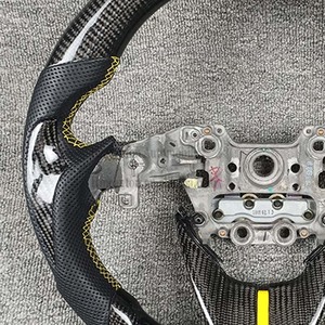 Volante Deportivo Perforado de Cuero y Fibra de Carbono, el Más Popular, para Hyundai LAFESTA - Product Image 3
