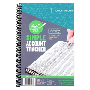 Carnet de suivi des comptes supérieur T-Teal, format standard, pour la gestion des documents financiers - Product Image 6
