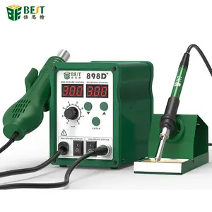 BESTOOL 898D + factory direct SMD ESD smd machine stazione di rilavorazione di riparazione mobile per elettronica industriale