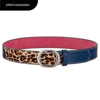 Ceintures pour femmes JULUN, ceinture Y2k, ceintures en cuir véritable, ceintures tendance, motif léopard, poils de cheval, grain de crocodile, boucle à ardillon, logo personnalisé