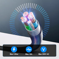 Convertisseur de décharge de véhicule électrique avec adaptateur V2L et déchargeur véhicule-chargeur 16A 3,6 kW haute performance pour les voyages en camping