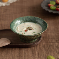 Bol à riz en céramique artisanale Wabi Sabi, texture martelée, en grès écologique, durable, pour la décoration, idéal pour les restaurants et la maison
