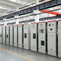 ZHUOLI Armoire de distribution basse tension GGD certifiée ISO IEC, haute efficacité, avec verrouillage hybride IP3X, puissance 400A-3150A