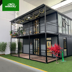 WELLUCKY 20ft мобильные контейнерные дома водонепроницаемые сборные модульные дома из Китая, производство США, стальные контейнерные дома - Product Image 2
