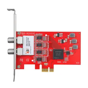 TBS6205SE DVB-T2/T/C Quad TV Tuner PCIe Card for Watching UK Freeview SD and HD Channels