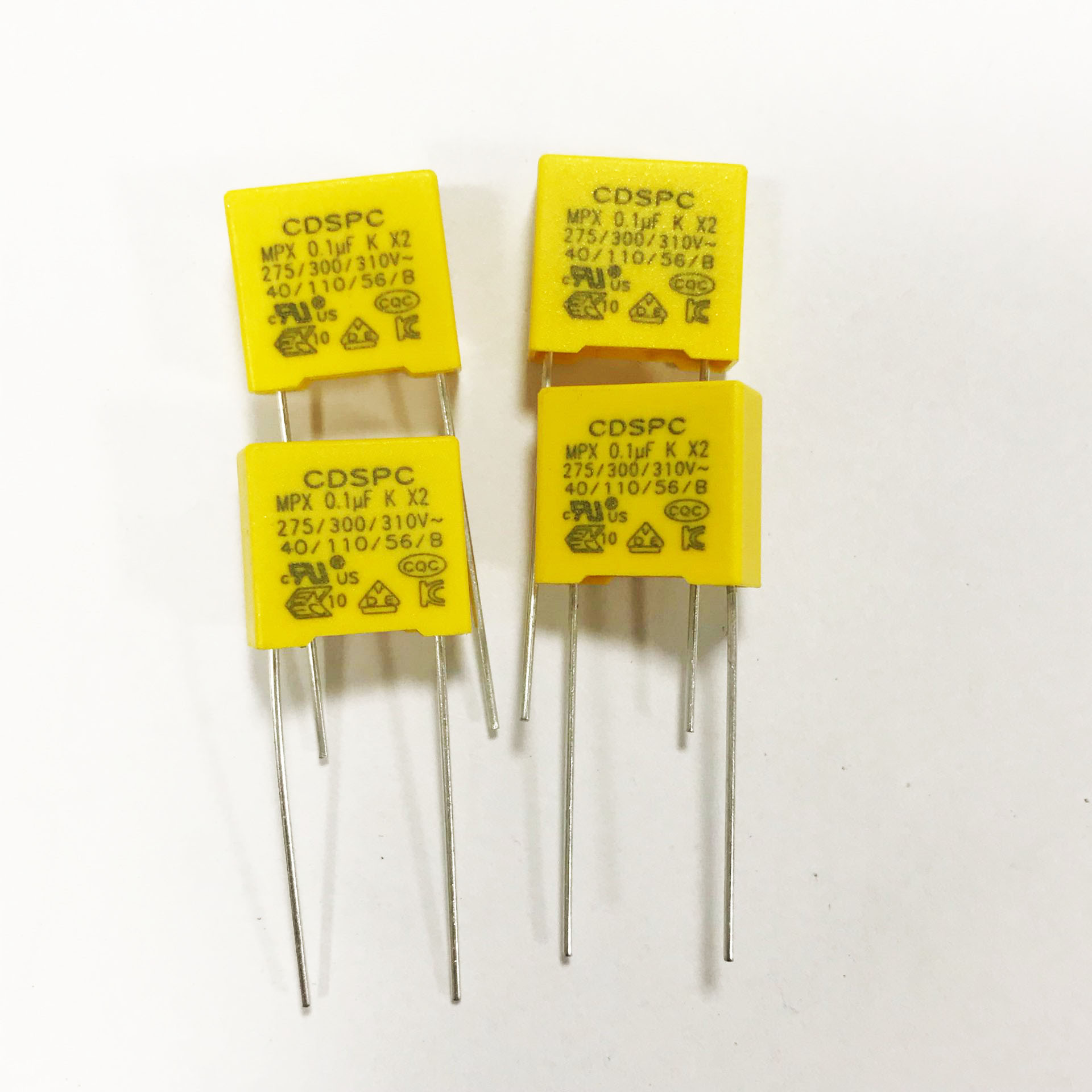 X2コンデンサ0.1uf 104k 275/310Vボックスフィルム安全コンデンサ付き