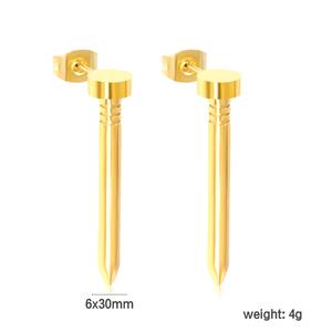Pendientes de Moda con Hojas de Ginkgo Biloba, Diseño Irregular de Pétalos de Flor en Acero Inoxidable, Joyería con Baño de Oro de 18K - Product Image 2