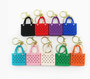 Mini porte-clés pendentif en caoutchouc, accessoires de sac de plage, cadeau d'été, fournisseur de porte-clés de plage personnalisés - Product Image 1