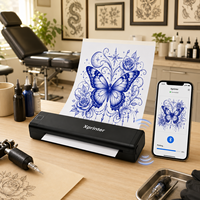 Impresora de Plantillas para Tatuajes Portátil Inalámbrica Xprinter P84 A4 Térmica