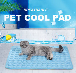 Hochwertige benutzer definierte Logo und Druck weiche bequeme Baumwolle Sommer Eis Seide Matte Haustier Katze Hund Schlaf matte <span class=keywords><strong>Cool</strong></span> Cooling <span class=keywords><strong>Dog</strong></span> <span class=keywords><strong>Pad</strong></span> - Product Image 4