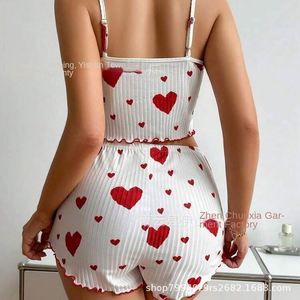 Pyjama élégant et doux pour femmes, 2 pièces, style délicat, dentelle et satin, meilleure qualité - Product Image 6
