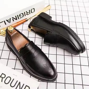 Mannen Zwarte Jurk Schoenen Zachte Binnenzool Waterdichte Kantoor Flat Real Lederen Zool Casual Business Gent Formele Schoenen Mannen Bruiloft - Product Image 5
