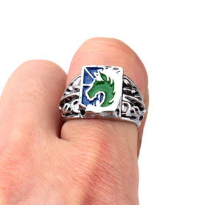 แหวนคอสเพลย์โลหะผสมแนววินเทจการ์ตูนแนวใหม่ของ Levi Ackerman <span class=keywords><strong>MIKASA</strong></span> - Product Image 2