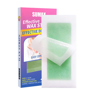 Marque privée oem Épilation rapide des corps et des jambes en une seconde bandes de cire 40ct en papier et lingettes 6ct pour le corps pour hommes et femmes - Product Image 1