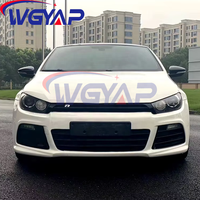 WGYAP R Style Body Kit para Volkswagen Scirocco 2009-2014 Parachoques de coche de plástico PP de alta calidad Posición delantera Fácil instalación