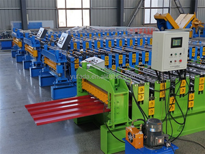 Machine de formage à rouleaux double couche <span class=keywords><strong>pour</strong></span> tô<span class=keywords><strong>les</strong></span> de toiture IBR, dispositif de fabrication de tuiles émaillées <span class=keywords><strong>pour</strong></span> panneaux métalliques en zinc galvanisé - Product Image 2