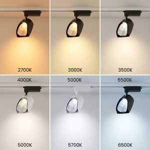 Projecteur LED COB intelligent CE RoHS 20W 30W, éclairage mural, projecteur orientable pour vitrine et plafond - Product Image 5