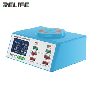 Chargeur multifonction 8 ports RELIFE <span class=keywords><strong>RL</strong></span>-309AW pour téléphone portable avec fonction de réparation de court-circuit, charge rapide sans fil intelligente - Product Image 3
