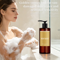 Gel Douche Hydratant aux Pétales de Calendula Personnalisé OEM ODM, Marque Privée, Certifié GMPC ISO 22716, Vente en Gros