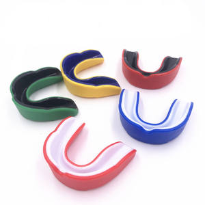 गर्म बिक्री कस्टम हॉकी माउथगार्ड पूर्ण रंग स्टिकर प्रिंटिंग के साथ परिपक्व और बच्चों के आकार 1000 पीसी - Product Image 2