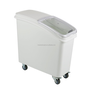 Di động nhựa lớn bin linh hoạt thiết kế thương mại Nhà bếp khách sạn nhà hàng thực phẩm lưu trữ <span class=keywords><strong>container</strong></span> thành phần thùng - Product Image 5