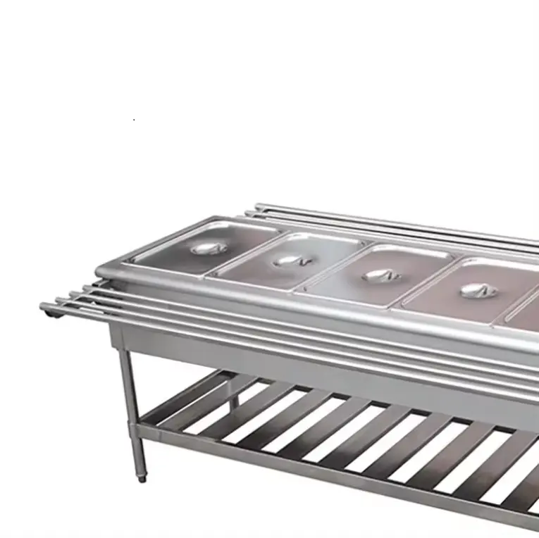 Commercial Restaurant Catering Equipment Stainless Steel Electric Bain Marie Food Warmer